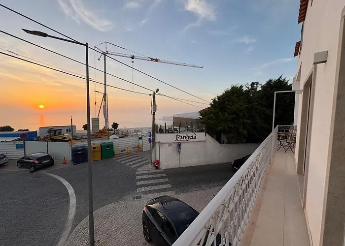 アパート Horizonte Azul - New Renovated With Sea View ナザレ